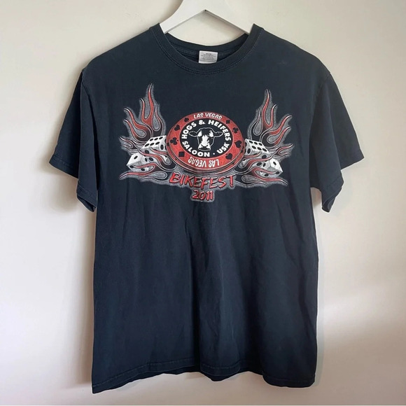 Bikefest 2011 Las Vegas black t-shirt size medium - Picture 1 of 5